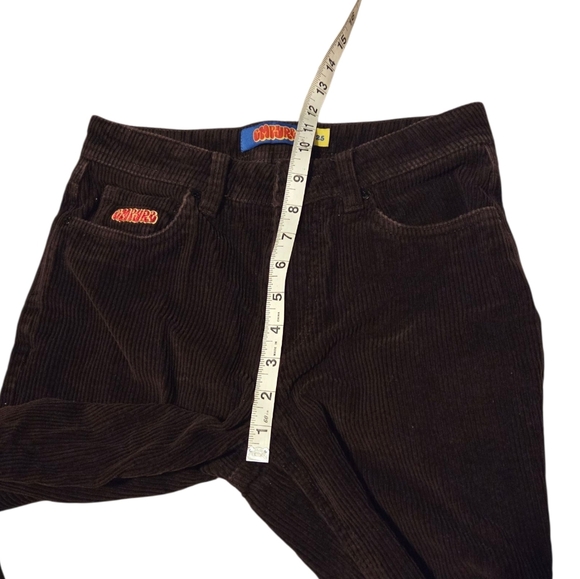 Empyre Relaxed Fit Brown Corduroy Skate Pants Women's 25 Adjustable Waist Skater - Picture 7 of 10